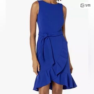 Calvin Klein Royal Blue Midi Dress